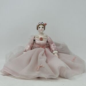 Schmid Ballerina Music Box - Porcelain Articulated Body Signed Y. Yamada
